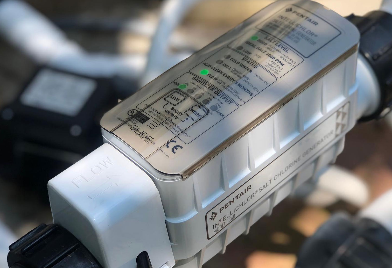 Pentair-IntelliChlor salt system